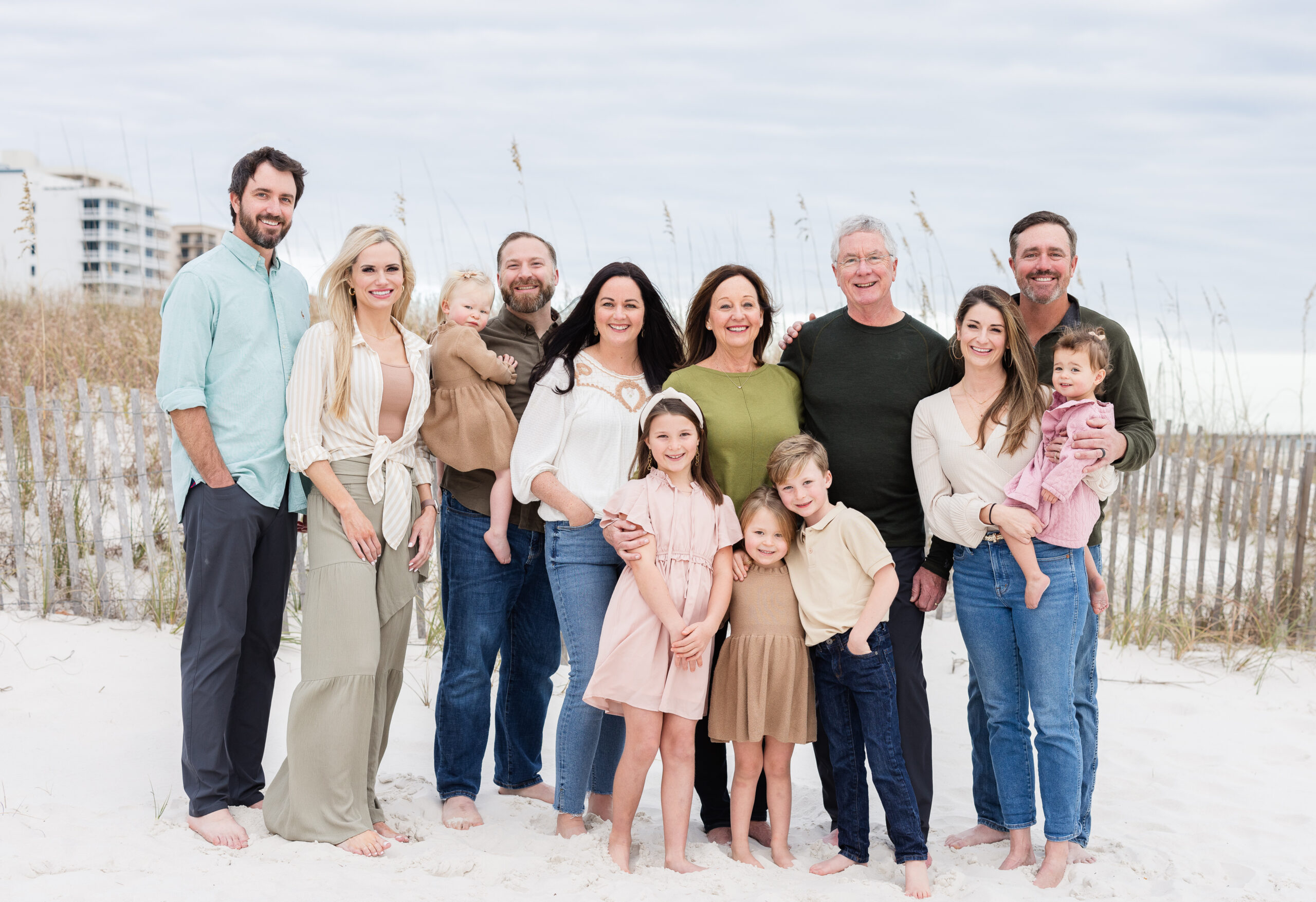 Extended Family Session in Pensacola Beach Florida